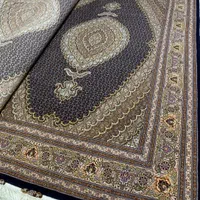 (فرش حق زاده)جفت فرش۶متری۴۰رج طرح ماهی مرینوس اعلا