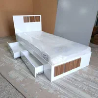 تخت یکنفره (با دو کشاب ) فروش اقساطی|تخت و سرویس خواب|اصفهان, طاحونه|دیوار