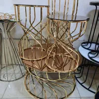 میز عسلی و جلومبلی فلزی فورتیک مدل ساعت شنی