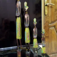 مردان آفریفایی در عروسیشان|مجسمه، تندیس، ماکت|تهران, سلسبیل شمالی|دیوار