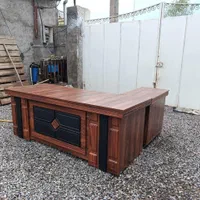 میز اداری مدیریتی مدل غزال وکیوم ۱متری تا ۲متری|مبلمان اداری|لاهیجان, انقلاب|دیوار