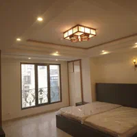 لوستر چوبی سه بعدی مدل روبیک سقفی