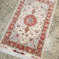 فرش ذرع‌چارک دستباف اصل تبریز طرح علیا ۵۰رج چله‌نخ|فرش|تهران, بازار|دیوار