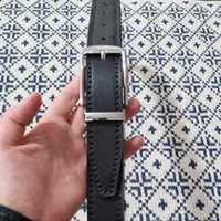 کمربند چرم گاوی طبیعی دستدوز
