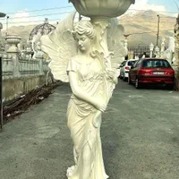 مجسمه آبنما تندیس فرشته حوض نیمکت باغی گلدان