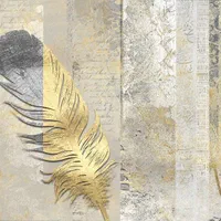 پوستر سه بعدی چرمی و اکلیل برلیان یوی کاغذ دیواری