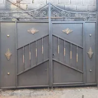 درب باغی ۱ویلا در باغ ۱حیاط ماشینرو اهنی ۱