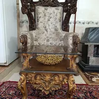 مبل 9 نفره چوب راش تمام سلطنتی قواره دار