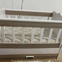 تخت بچه نو نو استفاده نشده|تخت و سرویس خواب|سقز, |دیوار