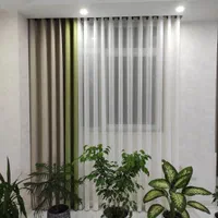 پرده حریر ساده ترک با مخمل ۱طرفه|پرده، رانر، رومیزی|مشهد, عامل|دیوار