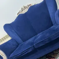 مبلمان ۷ نفره سورمه ای|مبلمان خانگی و میز عسلی|تهران, جوانمرد قصاب|دیوار