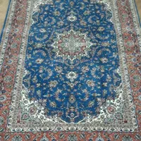 فرش جفت ۶متری ابی اردکان دستبافت