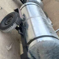 مخزن mz تانکر آب گازوییل چرخ تریلی