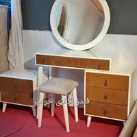 سریس تختخواب دلینا۱+تخت+دراوراینه+ صندلی+پاتختی|تخت و سرویس خواب|مشهد, فرهنگ|دیوار