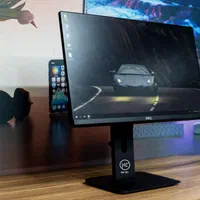 مانیتور گیمینگ و طراحی/فریم لس/IPS/HDMI/Dell