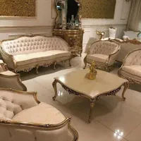 مبل استیل کلاسیک زمرد ، فروش اقساطی|مبلمان خانگی و میز عسلی|ارومیه, |دیوار