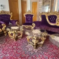 مبلمان 9 نفره به همراه میز و جلو مبلی|مبلمان خانگی و میز عسلی|خمینی‌شهر, |دیوار