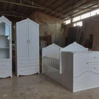 سرویس کامل اتاق خواب و تخت خواب یک نفره|تخت و سرویس خواب|اردبیل, |دیوار