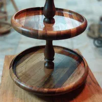 شیرینی خوری لبه هلال ضخامت ۳ ظروف چوبی عمده و تک