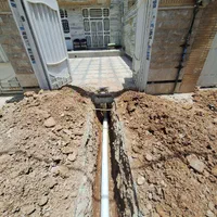 لوله کشی فاضلاب و وصل به فاضلاب شهری