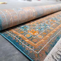 فرش سنتی ستاره کویریزد فیروزه ای درباری|فرش|تهران, سبلان (لشگر)|دیوار