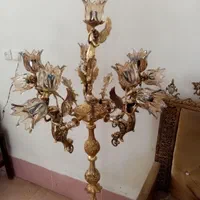 کنارسالنی برنزی فرشته چلچراغ فرشته برنز آباژور