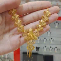 گردنبند جدید نقره باابکاری طلا 24|جواهرات|اصفهان, آبشار|دیوار
