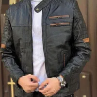 کاپشن چرم طبیعی کد ۶۹۴ (کارگاه تولیدی چرم )،،|لباس|مشهد, رستگار|دیوار