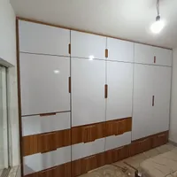کابینت آشپزخانه و کمددیواری رنگ کاتانیا (کد ۱۳۸۰)
