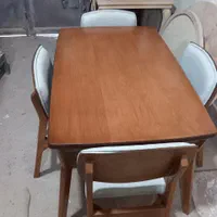 میزو صندلی غذاخوری مدل نیلوفر تمام راش|میز و صندلی غذاخوری|مشهد, حضرت حجت|دیوار