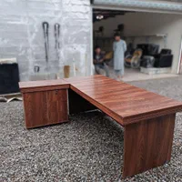 میز مدیریت مدل غزال سایز ۲ متری +ال بغل|دفتر کار|لاهیجان, |دیوار