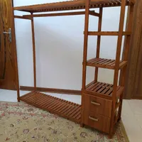 رگال لباسی چوبی ، دراور و جا کفشی ، تاشو و ثابت|جاکفشی، کمد، دراور|اصفهان, پزوه|دیوار