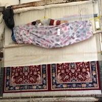 فرش دست باف گل ابریشم