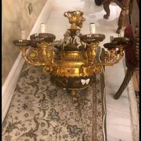 خریدار و فروش لوستر طلایی|لوستر و چراغ آویز|ارومیه, |دیوار