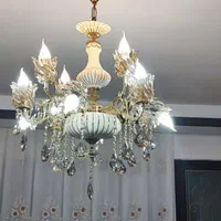 لوستر12شعله واژگون ترکیب برنزوسرامیک تولیدی رستمی|لوستر و چراغ آویز|زنجان, |دیوار