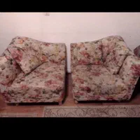 مبلمان تک نفره حالت کنج وتکی دوعدد|مبلمان خانگی و میز عسلی|تهران, جنت‌آباد مرکزی|دیوار