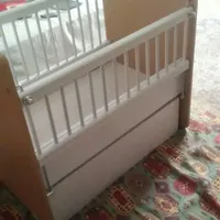 تخت نوزاد گهواره‌دار با خوشخواب|تخت و سرویس خواب|تهران, حشمتیه|دیوار