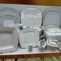 سرویس چینی لب طلا|ظروف سرو و پذیرایی|تبریز, |دیوار