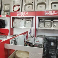 سینک آشپزخانه روکار و توکار استیل و گرانیتی|مصالح و تجهیزات ساختمان|پاکدشت, |دیوار