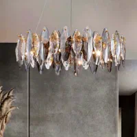 لوستر کریستالی وارداتی سالم و نو|لوستر و چراغ آویز|تهران, فردوس|دیوار