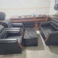 مبل ادری نیم ست چرم|دفتر کار|یزد, |دیوار