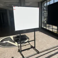 تخته وایت برد 100x80 با پایه دوستون کلاسیک چرخدار|لوازم التحریر|تهران, شهرک ولیعصر جنوبی|دیوار