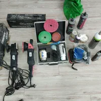 دو عدد دستگاه پولیش شفاف سازی چراغ و دستگاه انگشتی