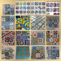 کاشی آجر سنتی لعابی لعابدار هفت رنگی مسجدی|مصالح و تجهیزات ساختمان|اصفهان, رهنان|دیوار