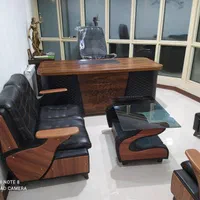 ست کامل میز اداری و مبل مدل خزر|دفتر کار|رشت, دیلمان|دیوار