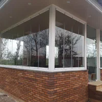 شیشه ریلی و تاشو برای بالکن و تراس