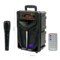 اسپیکر چمدانی 8 اینچی گلکسبیت مدل GS15|پخش‌کننده همراه|رشت, کوی طالقانی|دیوار