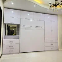 تخت دو طبقه تاشو مناسب دونفره ذخیره سازی فضا کمجا|تخت و سرویس خواب|تهران, یافت آباد جنوبی|دیوار