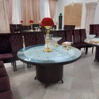 میز لمسه کارکرده قهوه ای / تالار و خانه عقد