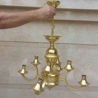 لوستر ۸ شعله در حد نو